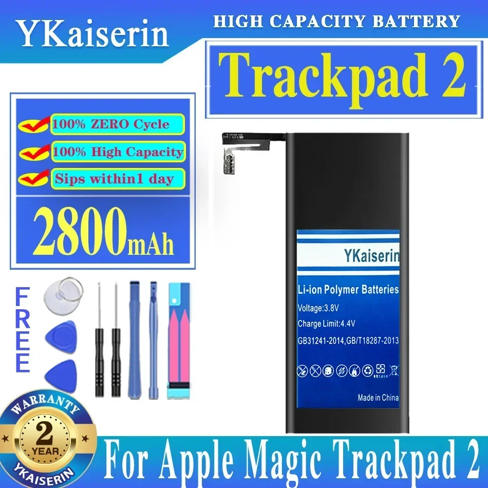 For Apple Magic Trackpad 2 A1542 020-8446 Touchpad Trackpad 2 2800mAh Trackpad Battery