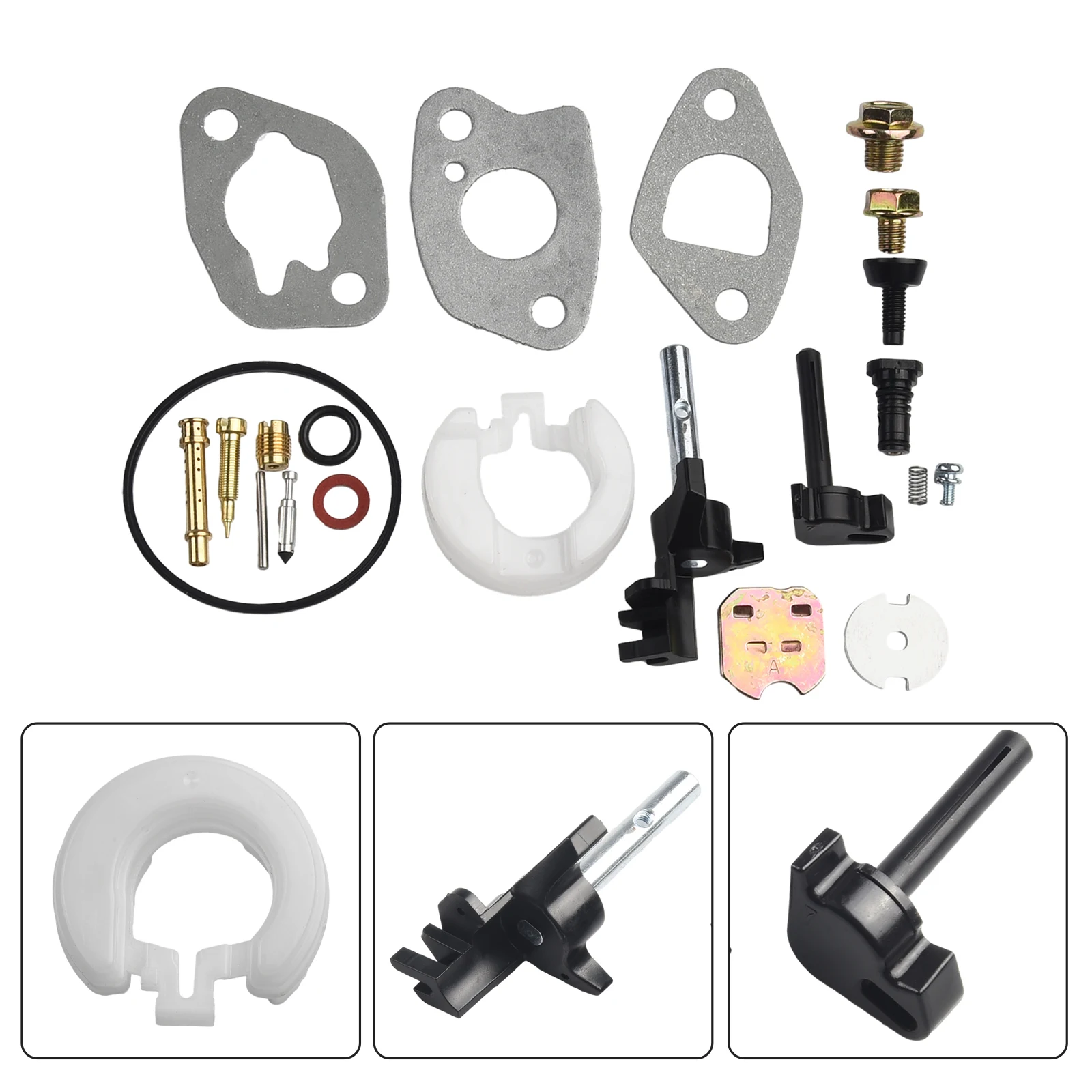 Karburator Kit perbaikan, karburator untuk Honda GX110/GX120/GX140/Lifan 168, aksesori suku cadang peralatan pengganti daya