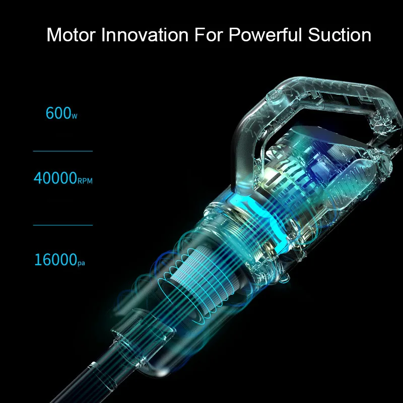 최신형 2-in-1 핸디형 진공청소기 16000 파량 가정용 진공청소기