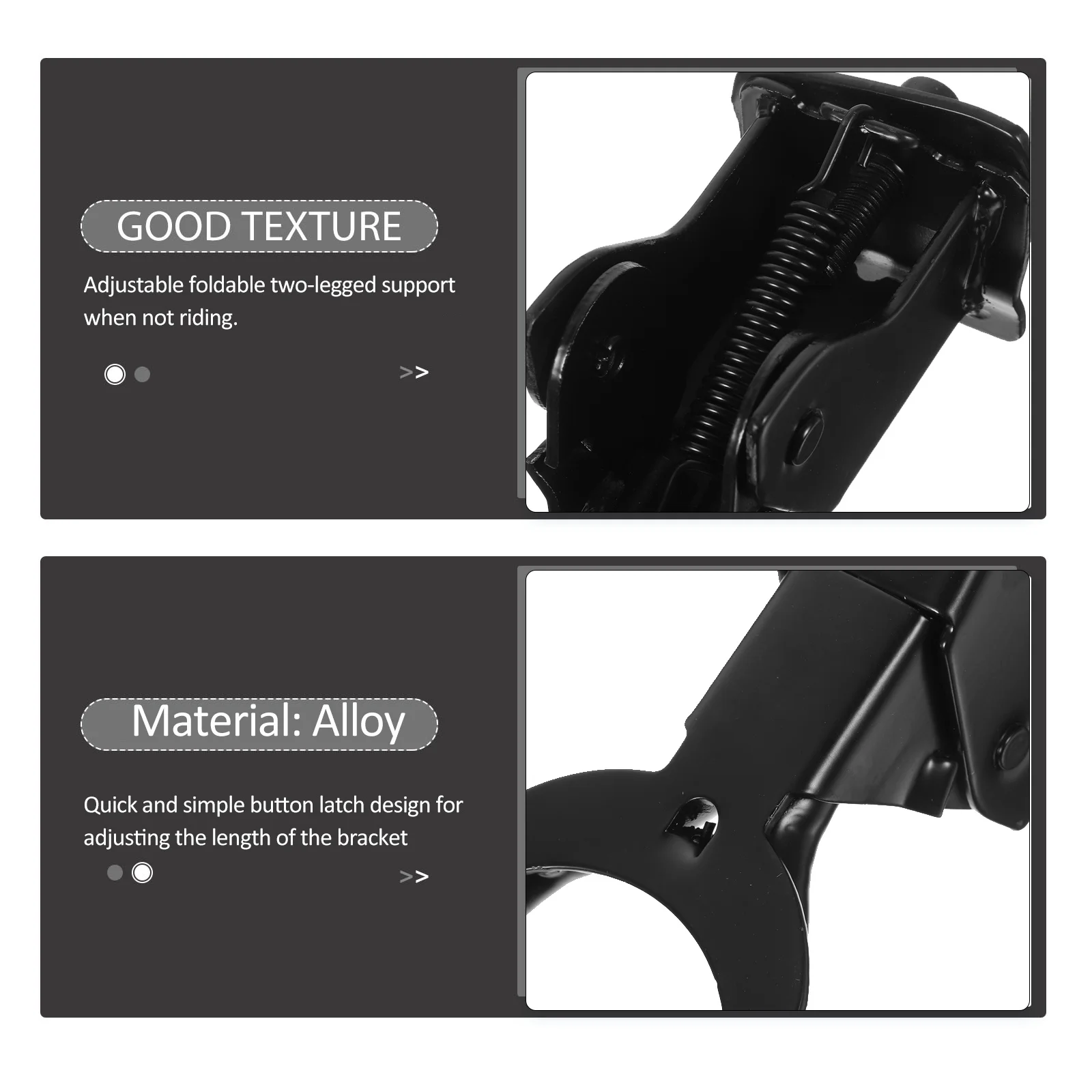 

1Pcs Bicycle Kickstand Reliable Quick Release Double Leg Stand for Mountain Bikes 26 Inch Plus Parking Support Bracket