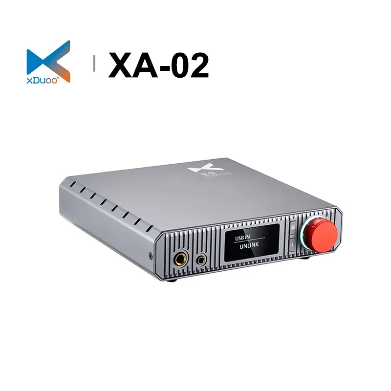 XDUOO XA-02 XA02 MQA amplificador de auriculares DAC equilibrado ES9039Q2M chips DSD256 PCM32Bit/384kHz XA02 decodificador USB