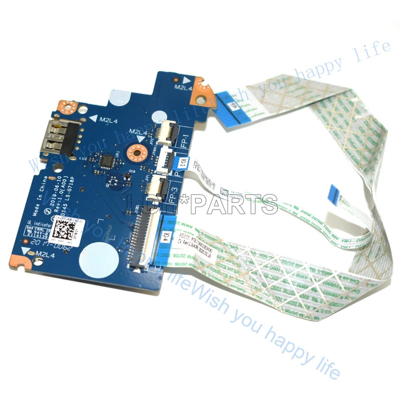 LULU New FDI45 LS-G718P USB SD Card Reader IO Board Cable For Dell Inspiron 5593 5594