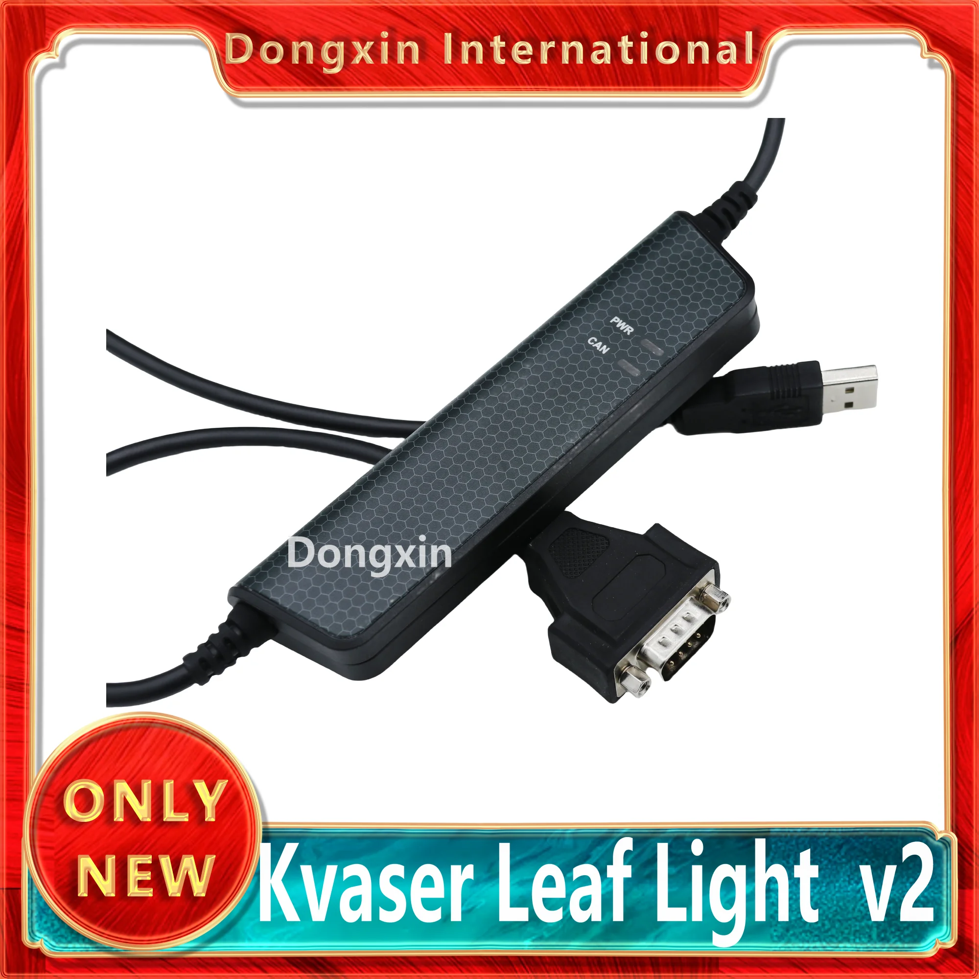 

Kvaser Leaf Light Hs v2 CAN bus analyzer data cable USB interface original