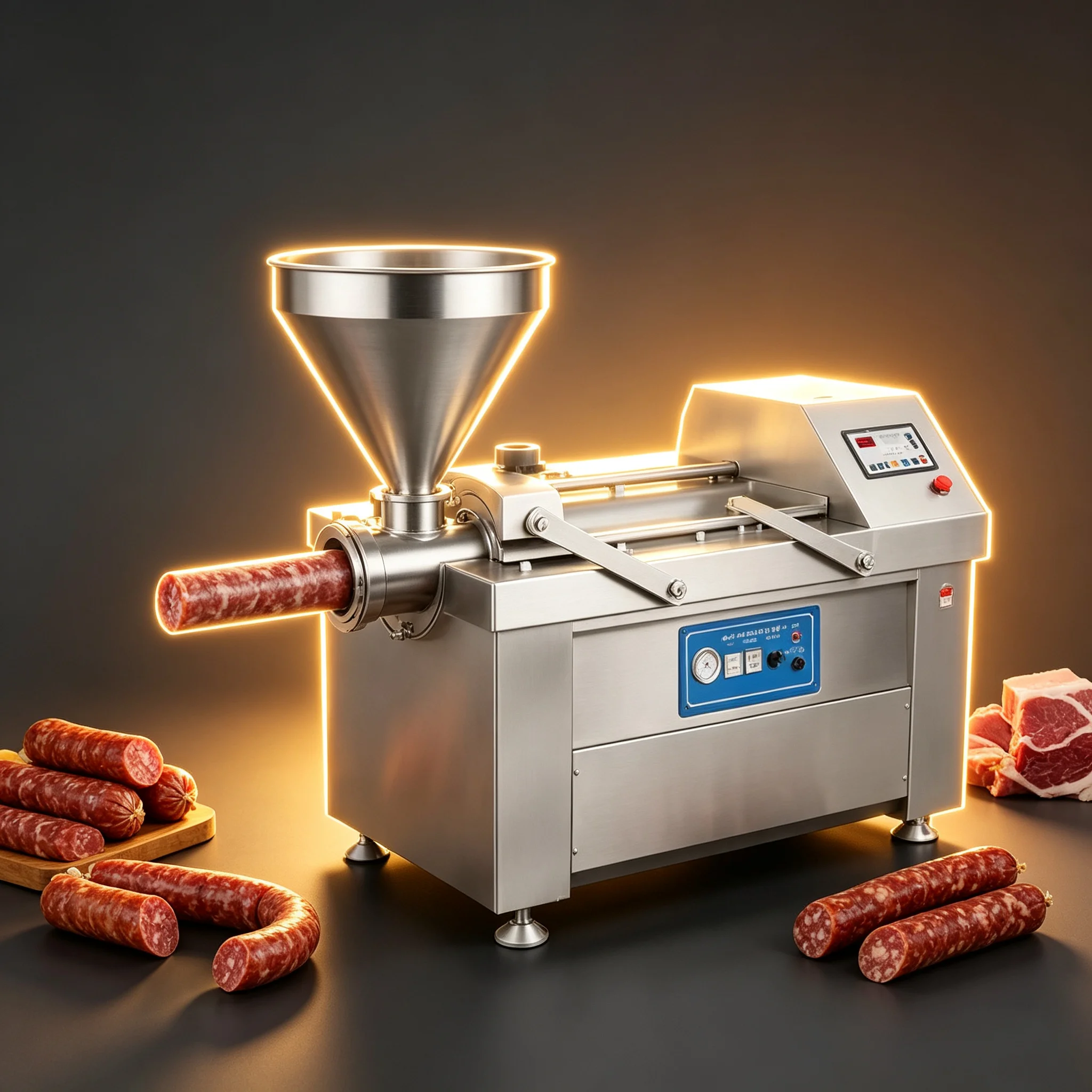 Large‑capacity Sausage Fabrication Machinery Custom Layout For Chicken Beef Sausage Food Plant Application