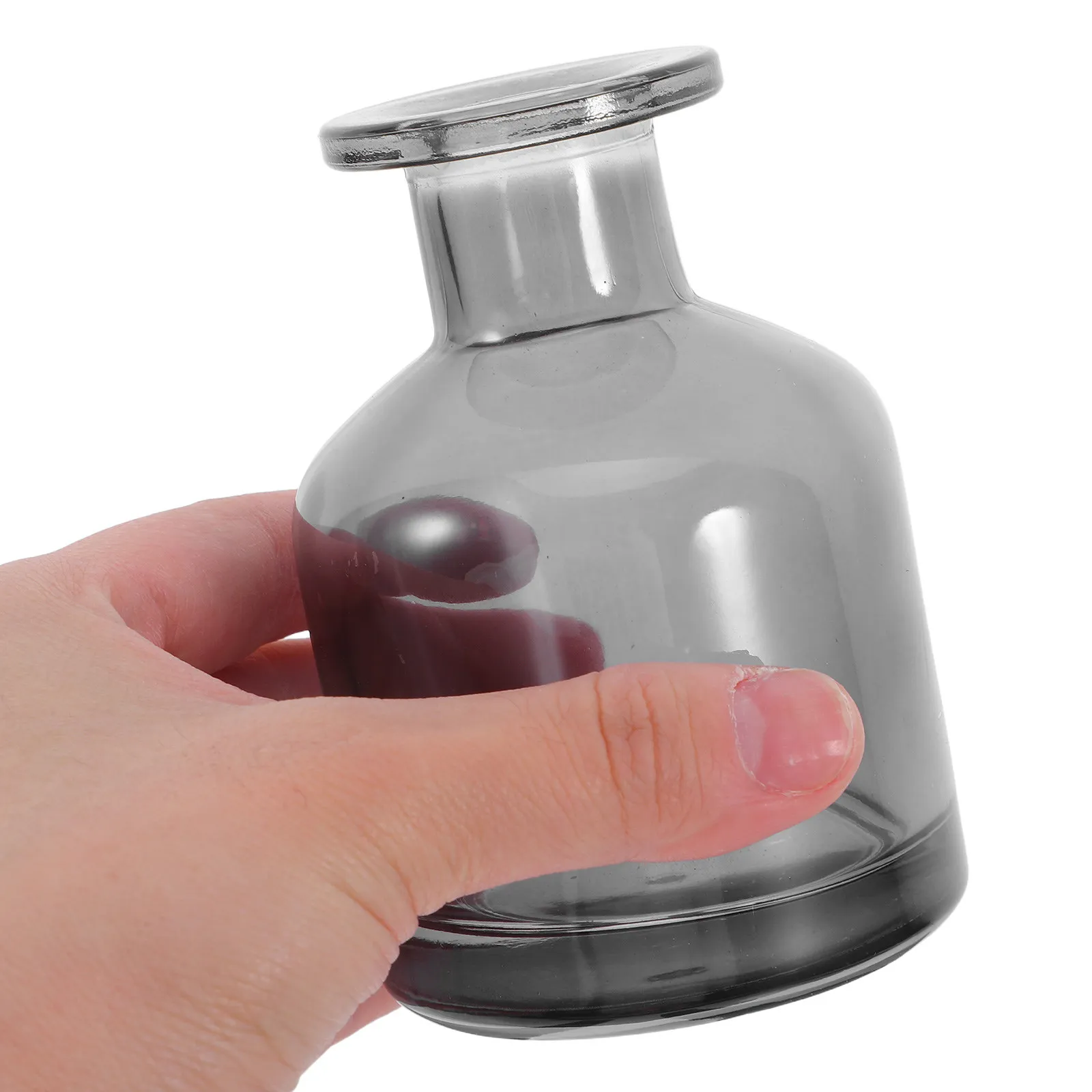 

2Pcs 100Ml Clear Glass Diffuser Bottles Decorative Cylindrical Aromatherapy Bottle Fragrance Oil Bottle Empty Reed Diffuser Jar