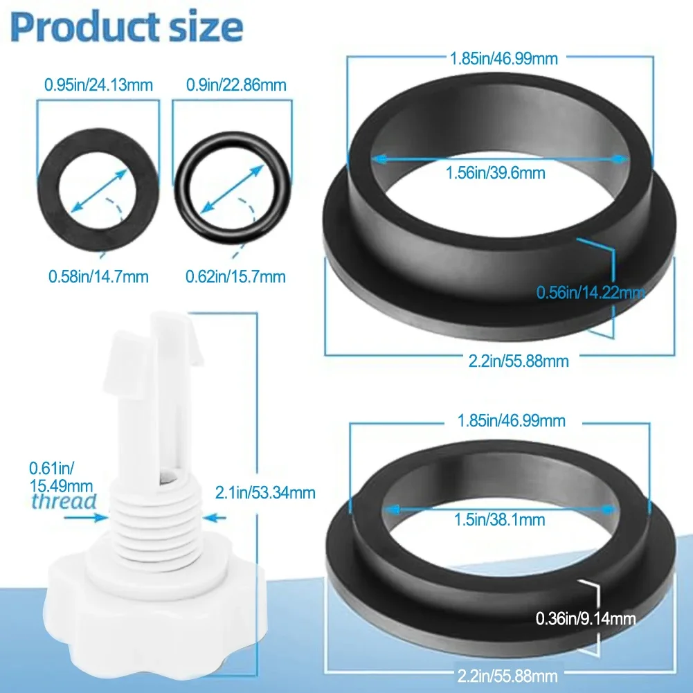 1 Set 25013 Air Release Valve O-Rings Seal Gasket Repair Part For Intex 10460 11228 11412 Swimming Pool Replacement O-Rings Seal