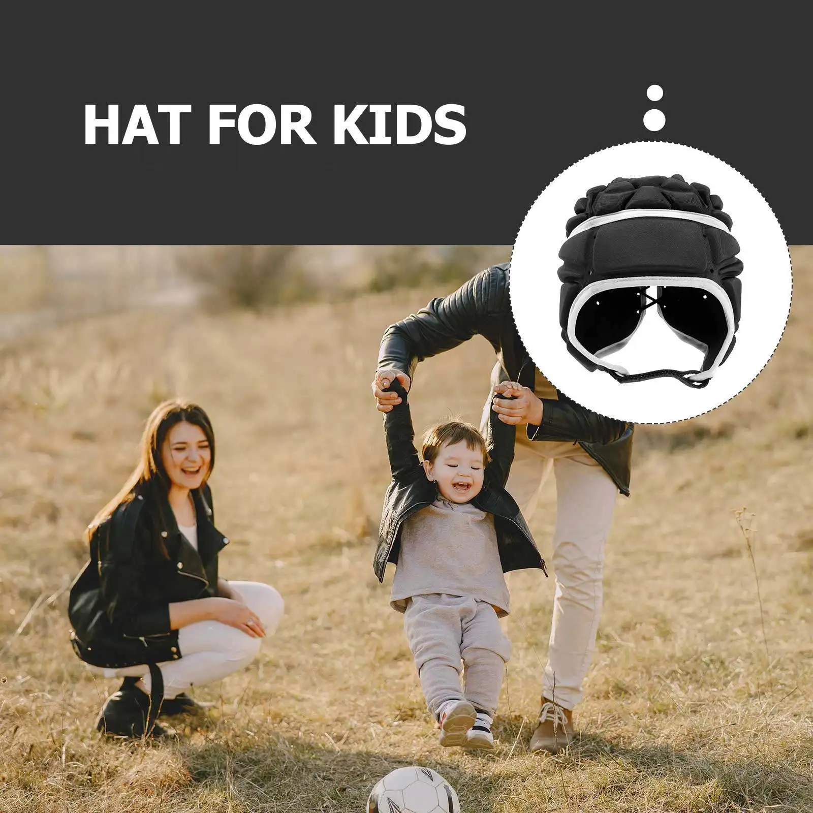 

1Pcs Anti-Collision Adjustable Lightweight Sports Use Protective Soccer Football Head Protector Breathable