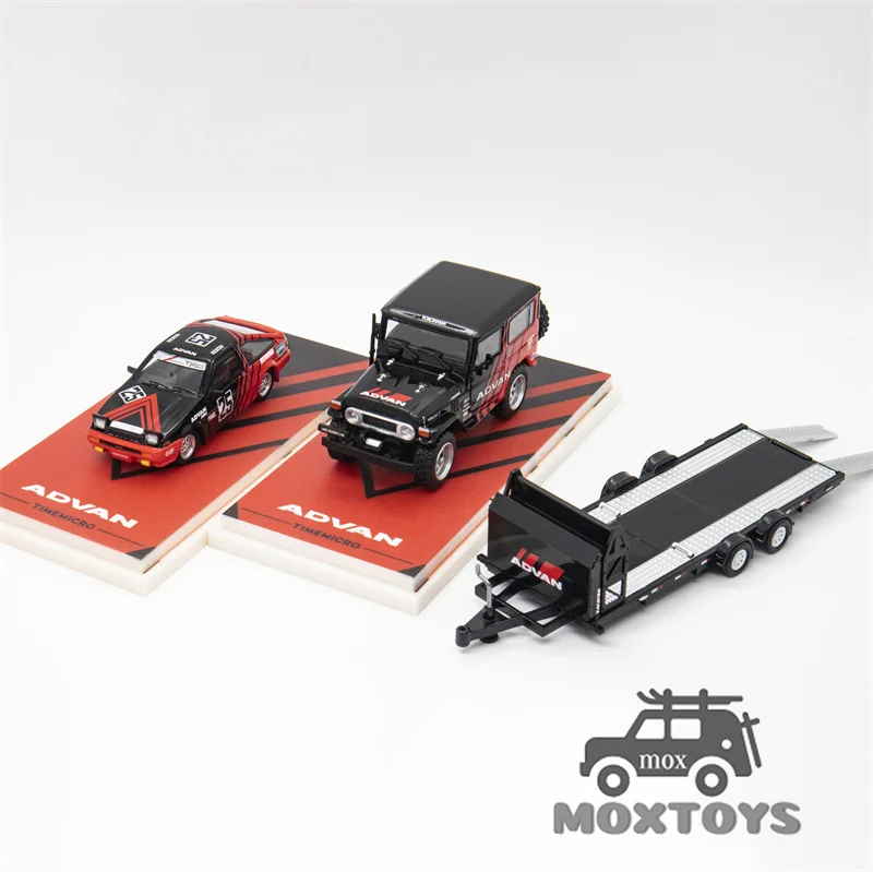 Time Micro 1:64 FJ40 / AE86 ADVAN Diecast Model Car