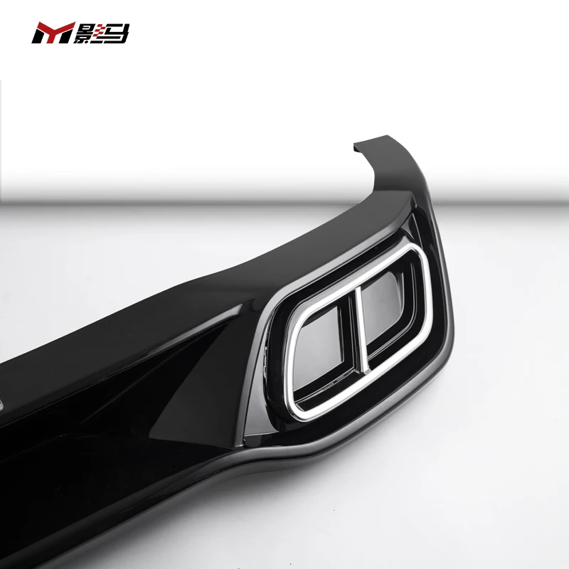 Hot Sell Car Rear Bumper Diffuser Lip r-line style Accessories Lip Glossy Black For VW golf 8 mk8 2021 2022 2023