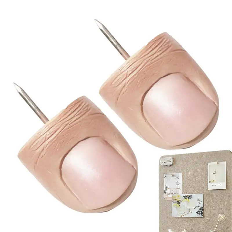 Thumbtacks For Wall Pin Tacks Wall Pin Poster Pins Funny Push Pins Thumb Tacks 2 Pcs Thumb Shape Wall Tacks For Corkboard Map