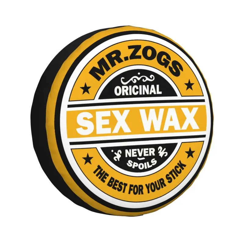 Mr Zogs Sex Wax Spare Wheel Cover for Mitsubishi Pajero 4WD Trailer Custom Surfing Surf Gift Tire Protector 14\