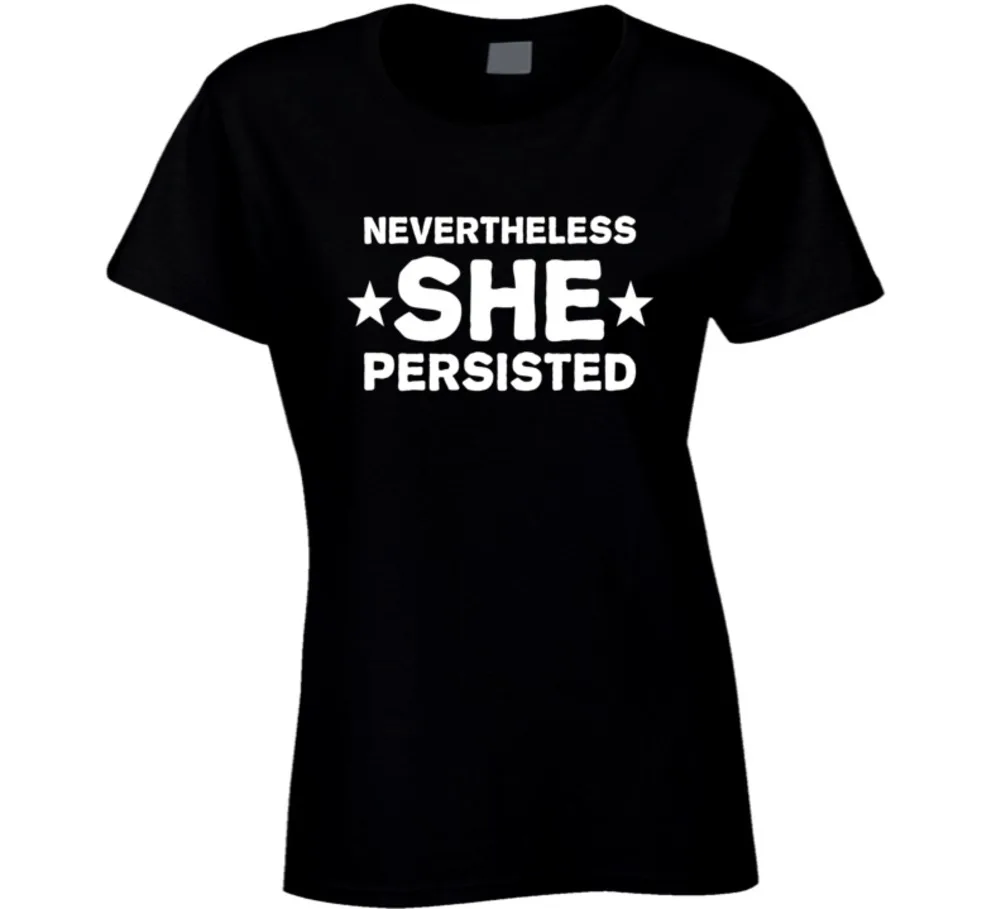 T-shirt pour femmes, Elizabeth Warren, intrépide, elle persisté, politique américaine