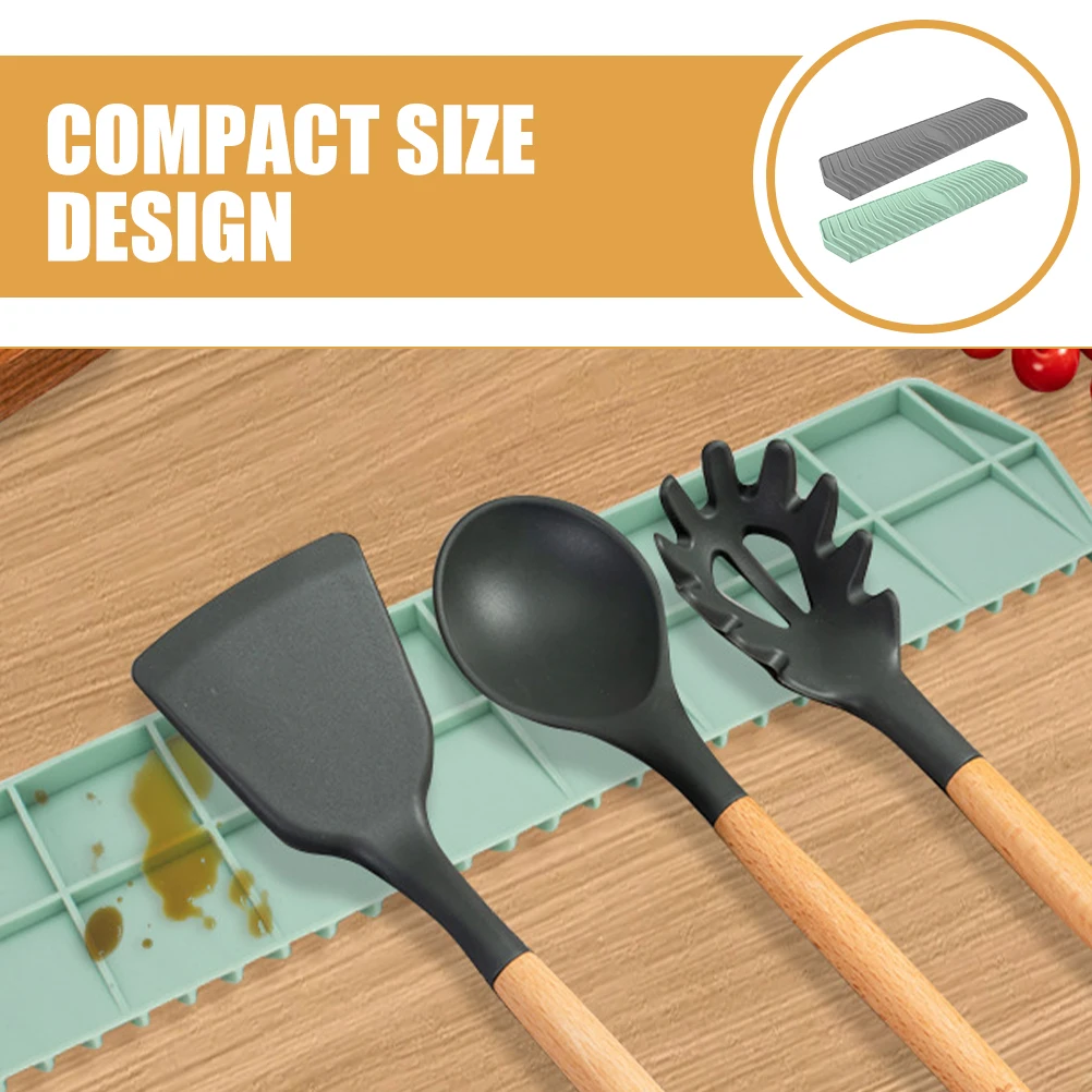 

2 Pcs Silicone Soap Dish Holder Bathroom Dishes Sink Tray Self Draining for Shower Silica Gel