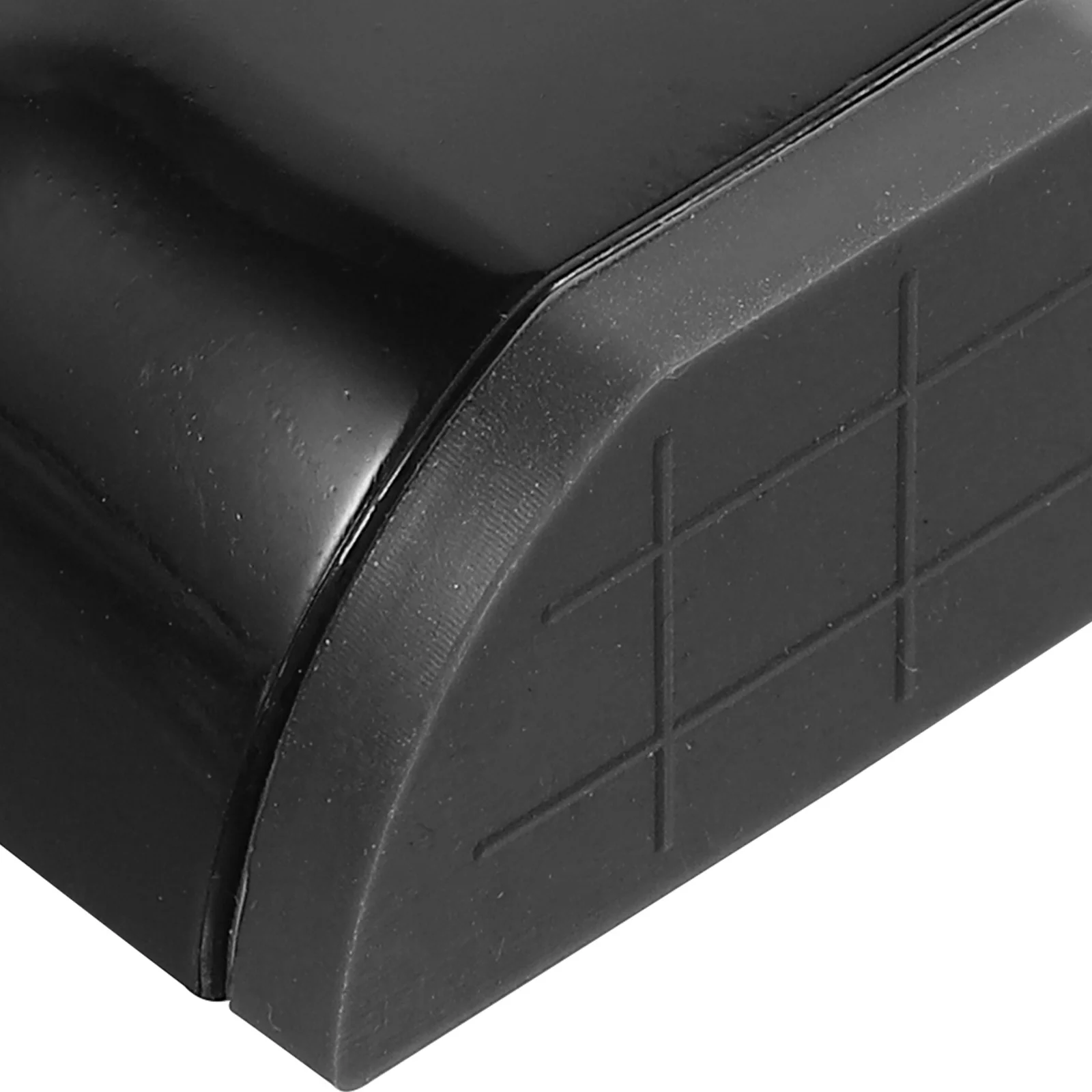 2 قطعة سدادة الباب إسفين حامل الباب البلاستيكي الثقيل المدمج لأمن المنزل تصميم مائل مضاد للتصادم