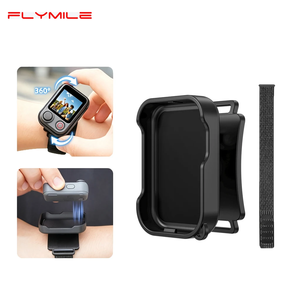 Flymile FrameTap Silicone Case for DJI Pocket 4P Wrist Strap Bracket Remote Contro Bracket Wrist Band Holder