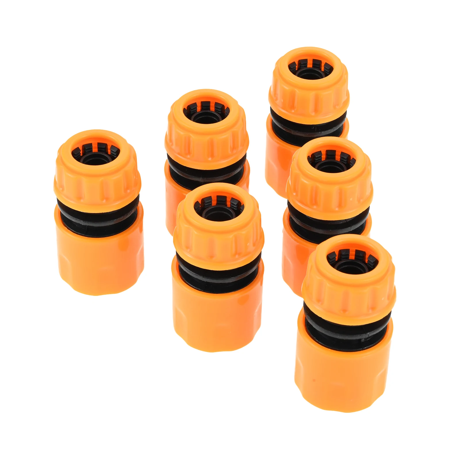 12pcs Garden Hose Plastic Quick Tap Water Connector Adapter 1/2 Inch Watering Planting Car Washing Pipe Coupling Joints Plastic