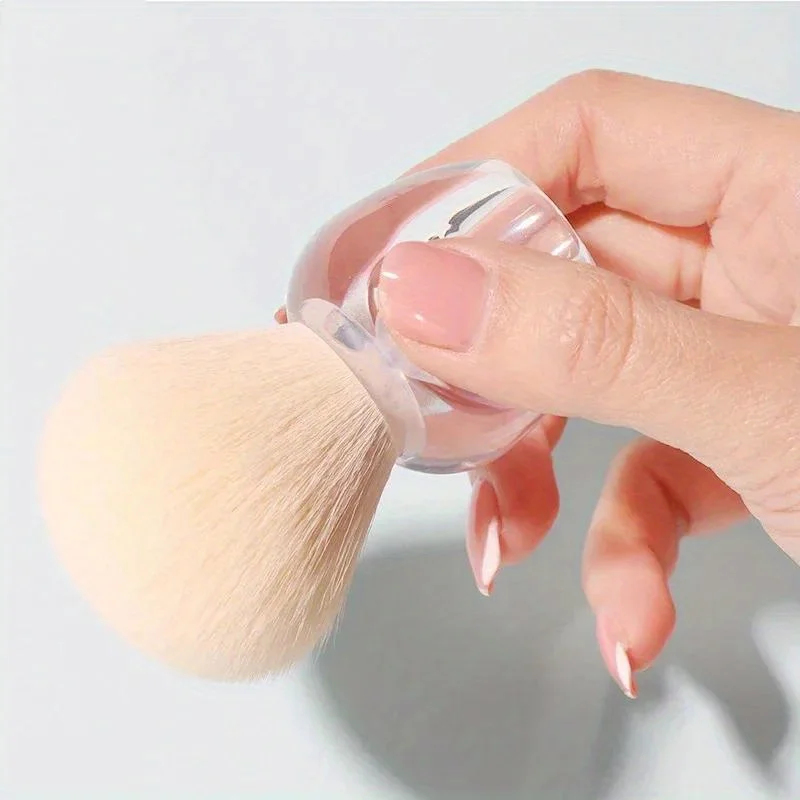 Pilz Kristall Nagel Pinsel Transparent Farbe Gel Staub Reinigung Pinsel Make-Up Pinsel Nail art Maniküre Werkzeug