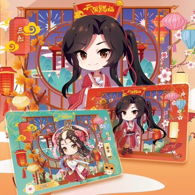 KAYOU Genuine Tian Guan Ci Fu Card Hua Cheng Xie Lian Figure Acrylic Stand Model Plate Desk Decor Standing Sign Peripherals Gift