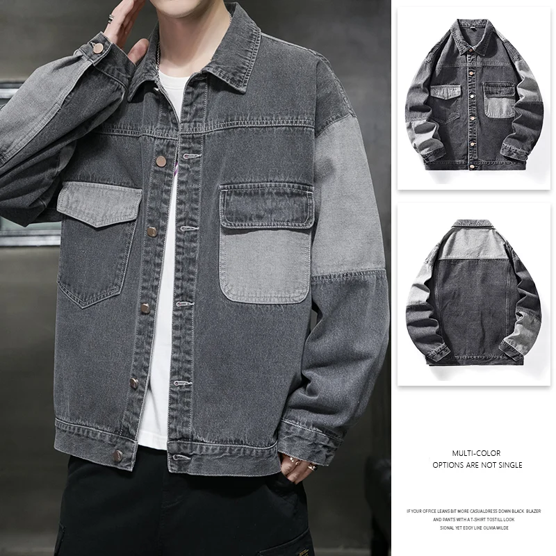 

Denim Jackets for Men M to 8XL Plus Size Large 150 KG Weight Available Loose Fasto Top Big Pockets Casual Youth Handsome Choice.