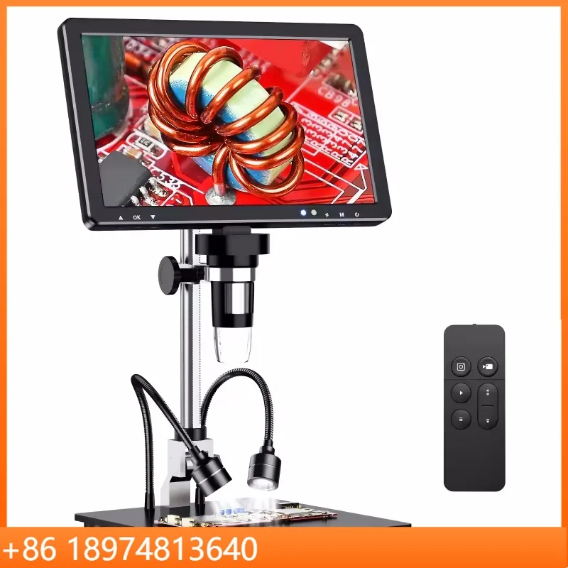 

New DM12 10.1" HD-MI Digital Microscope For Mobile Repair , Electronic Microscope For Soldering