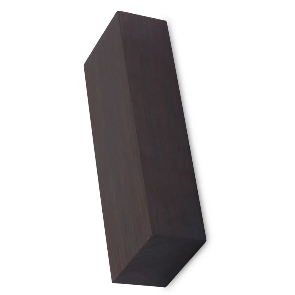 خشب أسود ​   خشب الأبنوس الخشب الحرفية 12*4*2.5 سم ​   مادة خشب ذاتية الصنع من خشب الأبنوس الأسود لأدوات الآلات الموسيقية