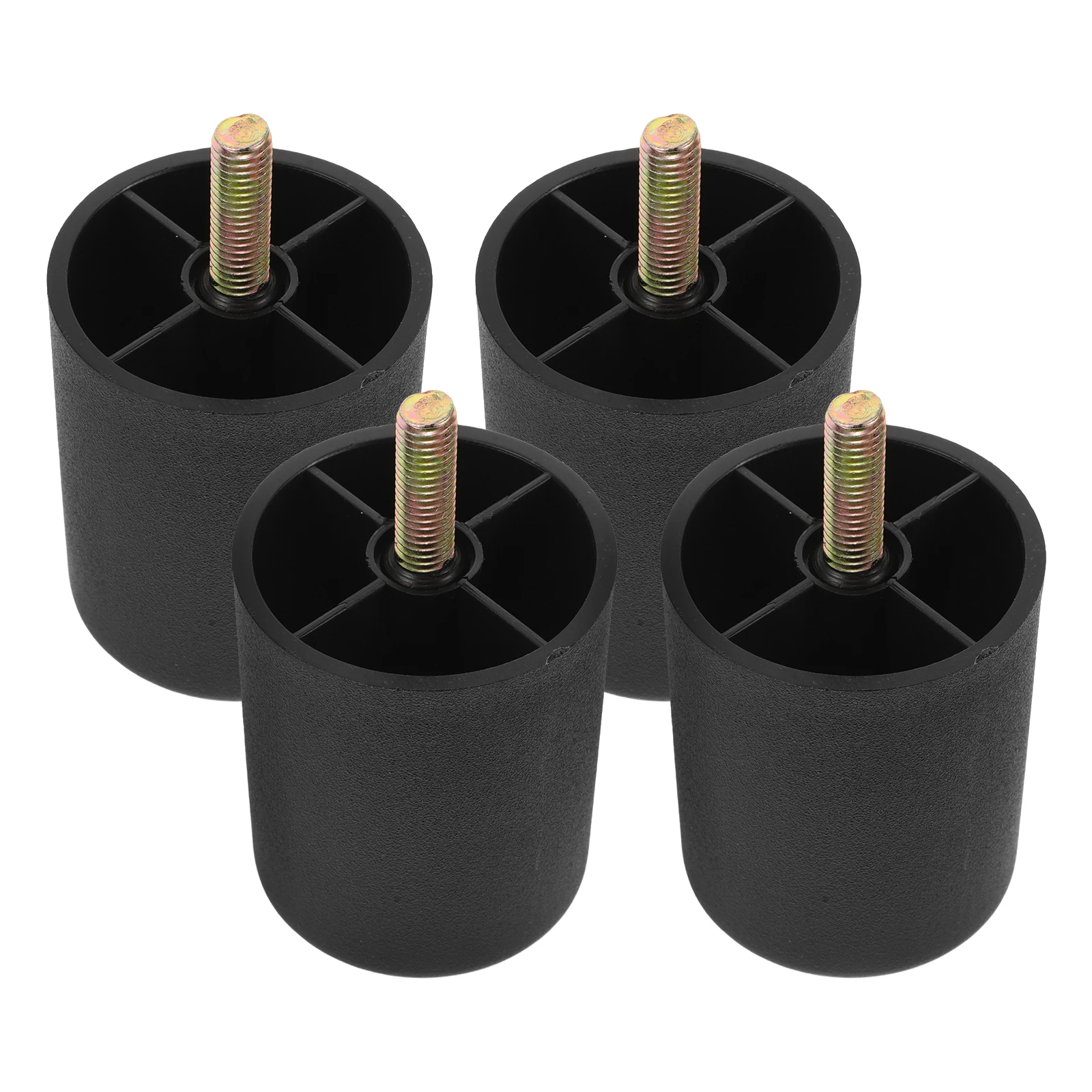 

4Pcs Furniture Feet Round Plastic Sofa Legs for Chair Table Cabinet Anti-Scratch Noise Reduction Easy Install Stable Support
