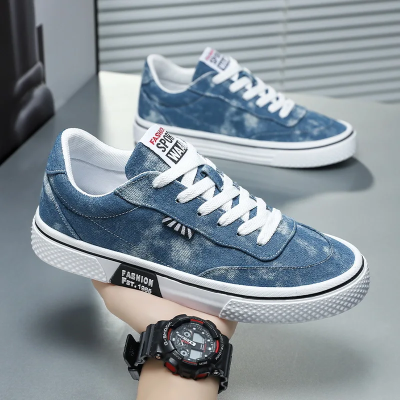 

2025 New Youth Trendy Canvas Shoes for Men, Versatile and Explosive, Men's Casual, Sports and Fashionable Low Top Board Shoes