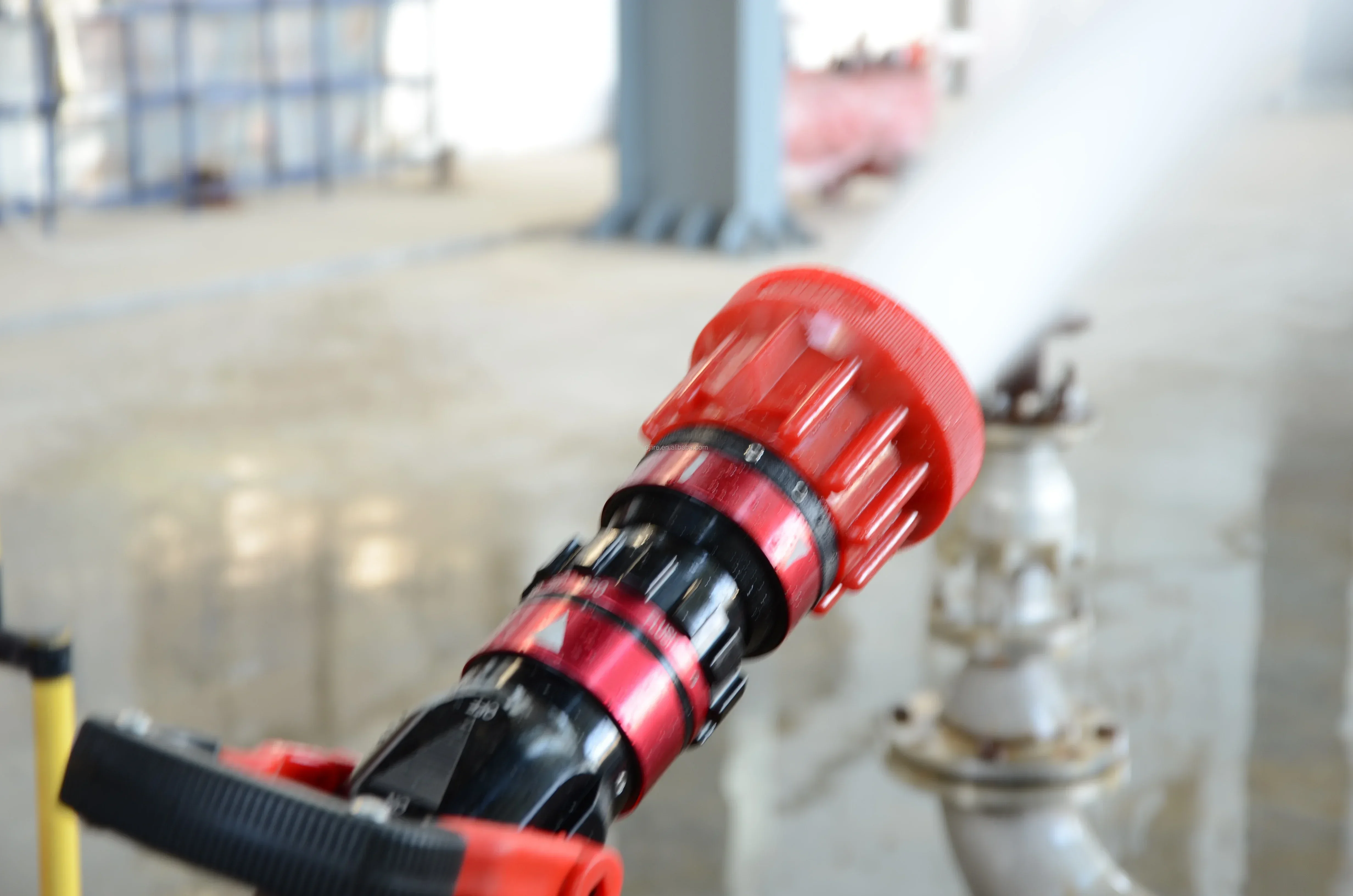 High quality Red Colour Selectable Flow Pistol Grip Jet Spray Fire Hose Nozzle