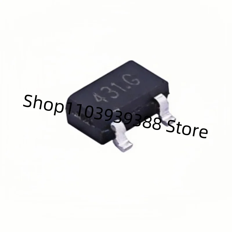 10Pcs TL431G-AE3-R 431G SOT23-3 New and Original In Stock