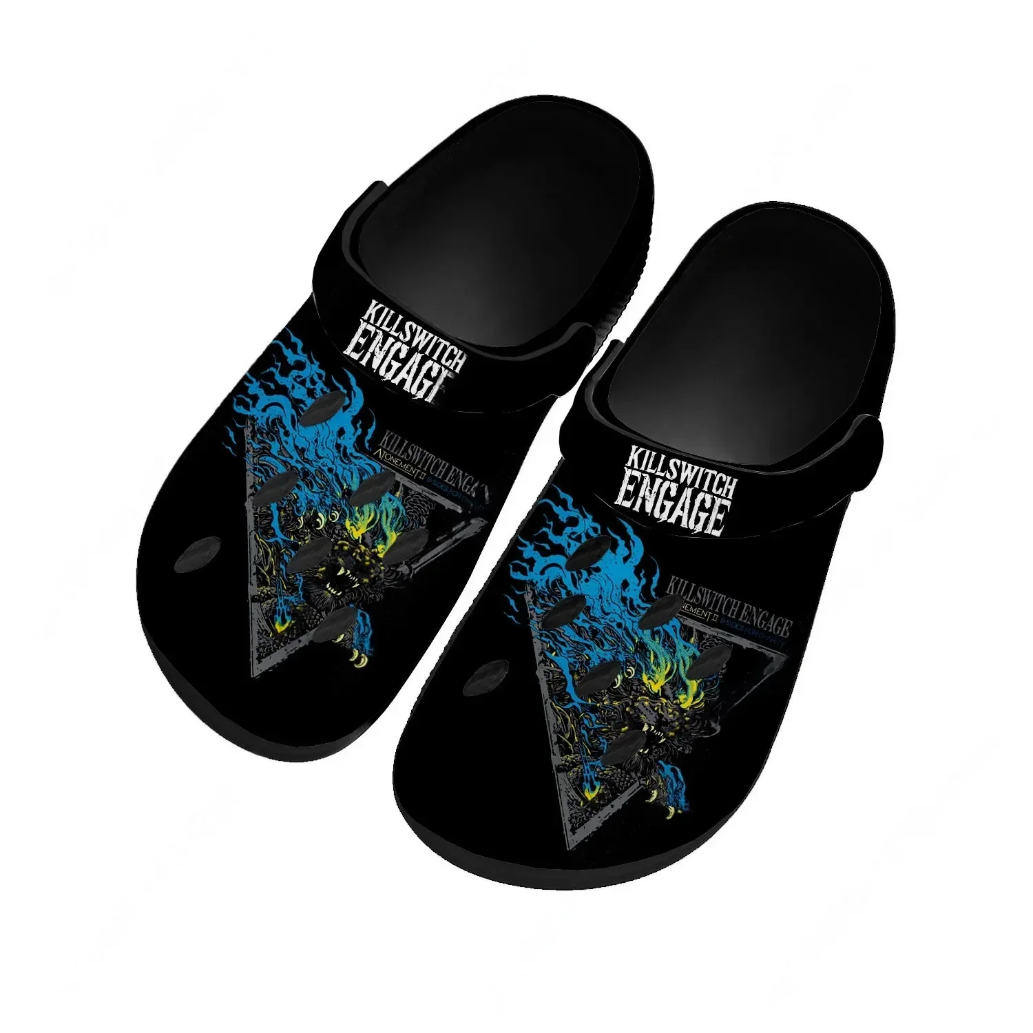 

Killswitch Engage Water Shoes Mens Womens Comfortable Fashion Home Garden Clogs Customizd Sandals Beach Breathable Hole Slipper