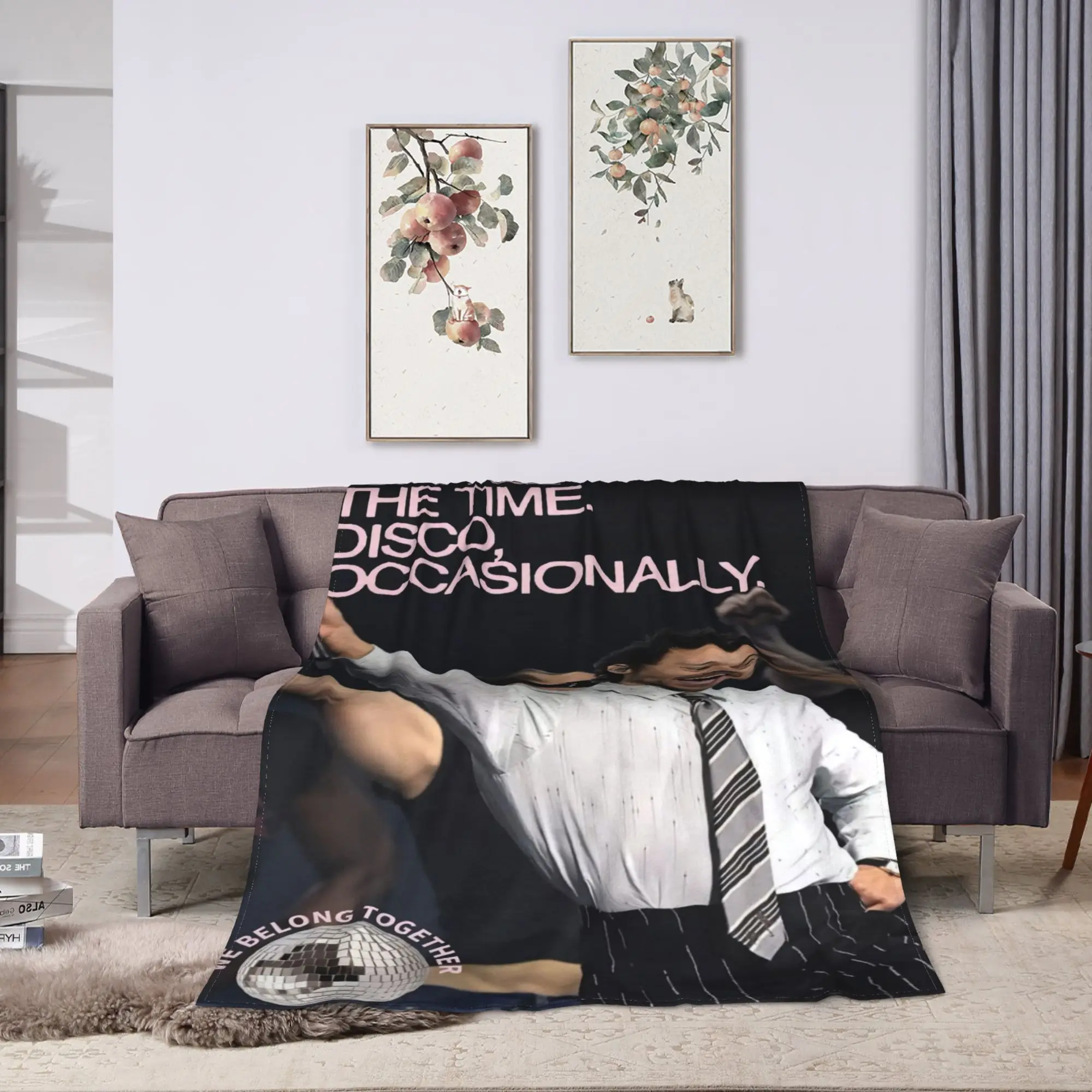 Harrys Styles Kiss All The Time Disco Blanket Quality Warm Comfy  Throw Blanket Winter Travel Office Home Decor Casual Bedspread