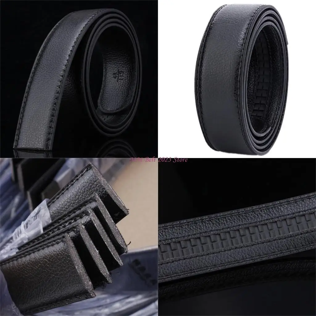 

Мужской ремень 49ME без пряжки, комфорт, долговечность, пояс с автоматической пряжкой