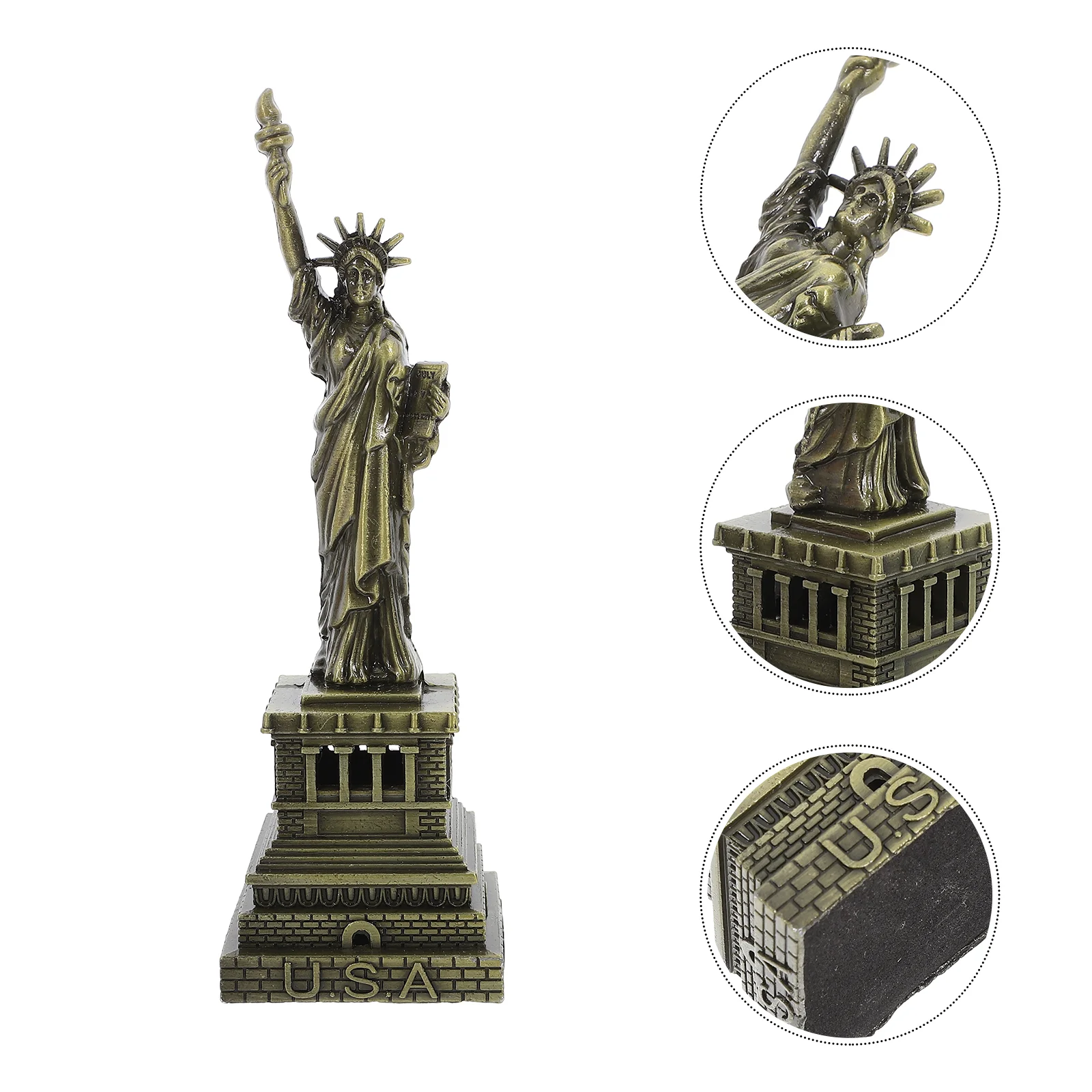 

Statue of Liberty Crown Retro Decor Metal Ornament Household American Decoration