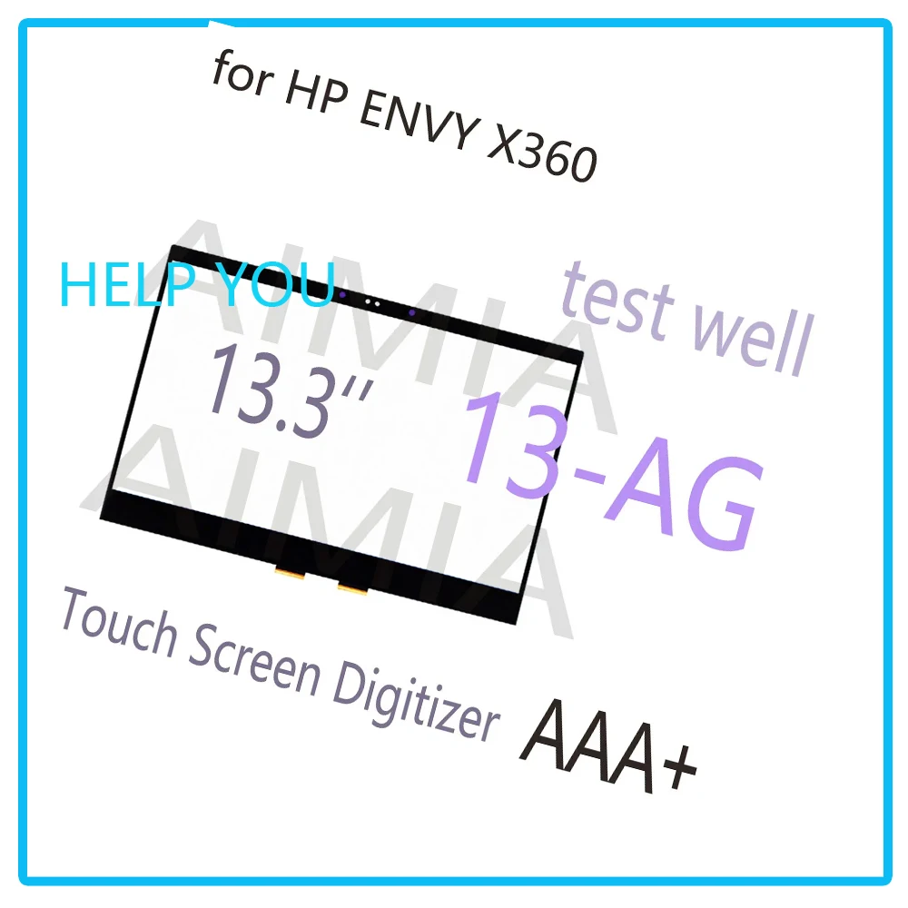 

13,3 "дигитайзер для hp envy x360 13-ag, сенсорный экран, дигитайзер, стеклянная панель для 13-ag0006ur 13-ag0010ur 13-ag0020ur 13-ag series