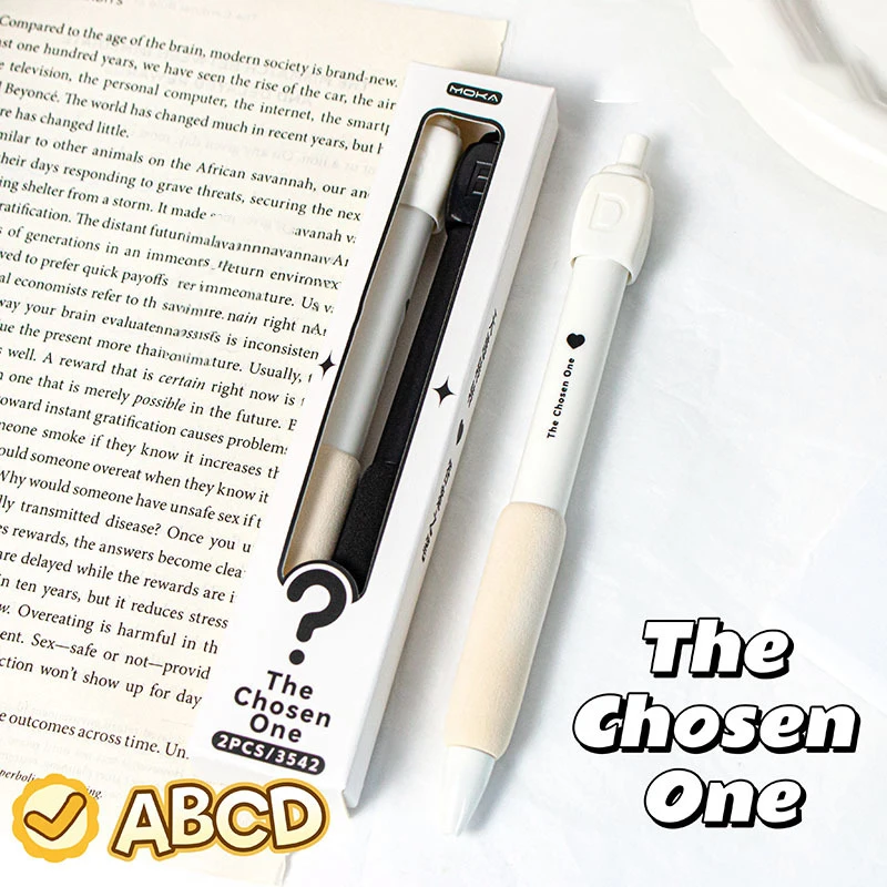 1 ชุดตลกหมุนคําตอบปากกาเจลNovelty Decompressionหมุนปากกาเจลเครื่องเขียนปากกาลูกลื่นเครื่องเขียนนักเรียนของขวัญ