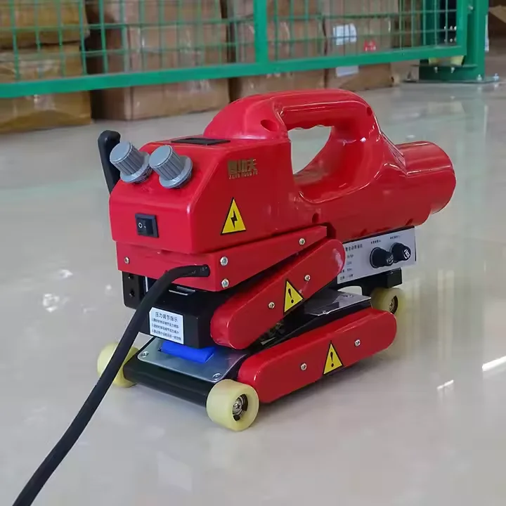ST-800DG 800W HDPE geomembraan hete wiglasmachine voor het lassen van alle thermisch gesmolten materialen
