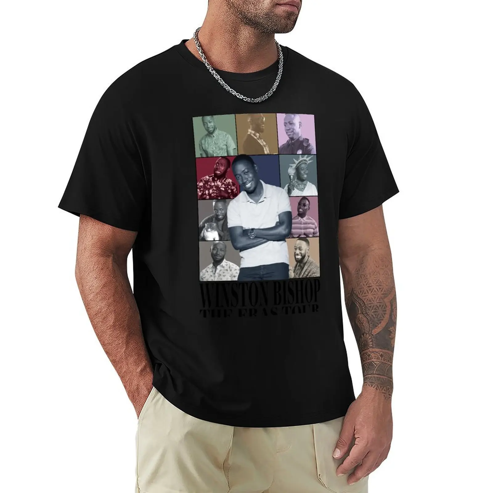 

In my Winston Bishop Era T-Shirt croswit shirt man graphics plain Men's t shirts