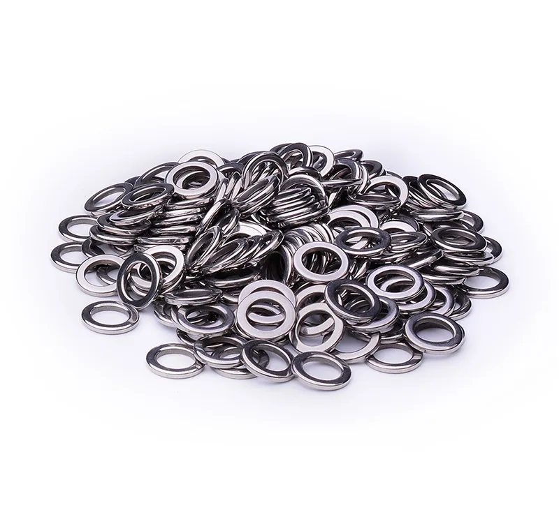 Pro beros 50pcs hochfester fester Ring Angel köder Verbindungs ringe Kit Linie Salzwasser fester Ring Angeln Süßwassers ch laufe – Detail 7