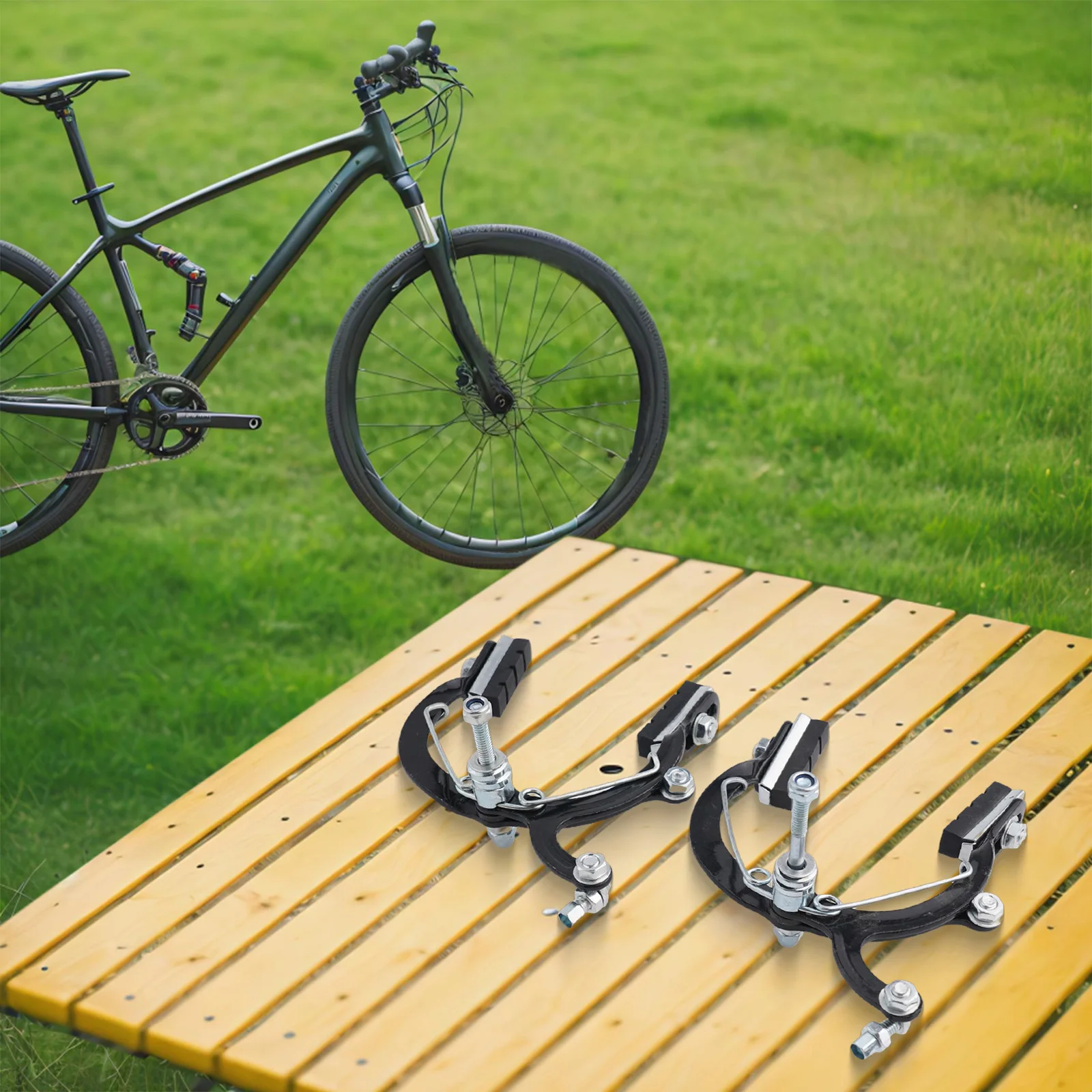 

Cycling Brake Good Braking Effect Wear Resistance Easy To Use Symmetrical Design Old School Bikes For 20-26 Inch Bike