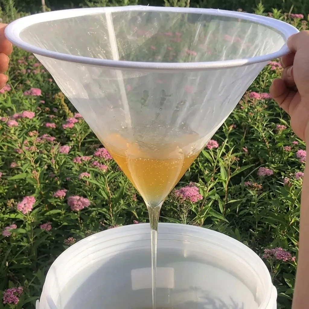 Durable Net Screen Fiber Bee Filter Apiary Equipment Beekeeping Honey Strainer Filter Fiber Net Screen Fiber Bee Filter Screen