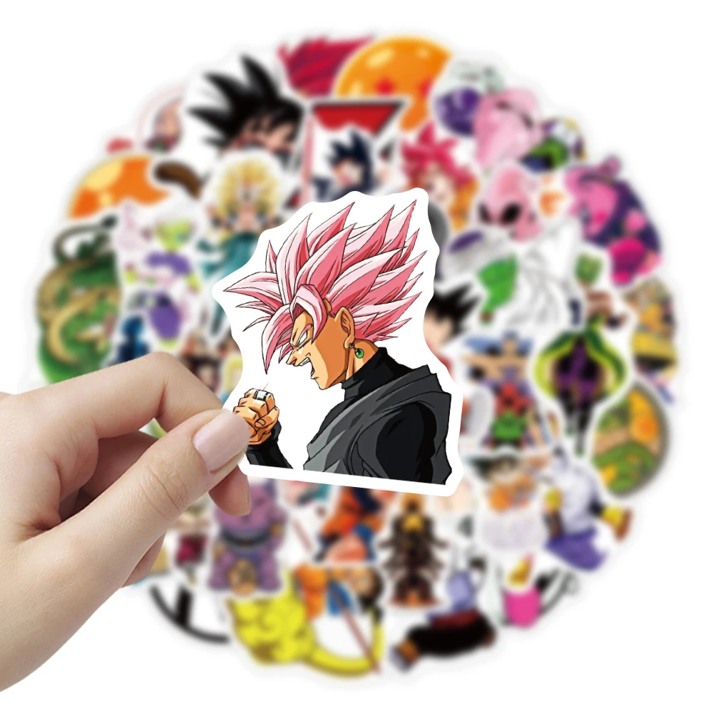 10/30/50/100pcs Dragon Ball Cool Anime Stickers Cartoon Son Guko Decals Toy DIY Luggage Motorcycle Phone Classic Sticker for Kid