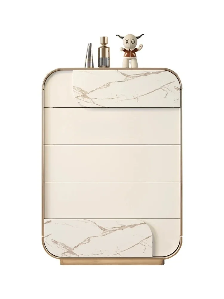 

Итальянский светлый роскошный шкафчик для спальни, сундук из цельного дерева, перегородка, настенный шкафчик для хранения вещей