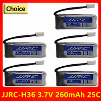 JJRC H36 Original battery 3.7V 260mAh For E010 E011 E012 E013 Drone for Furibee F36 RC Quadcopter Parts 3.7v Lipo Battery 1-5pcs