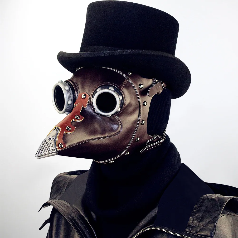 

2023 New Halloween Halloween Plague bird-mouth doctor mask headpiece