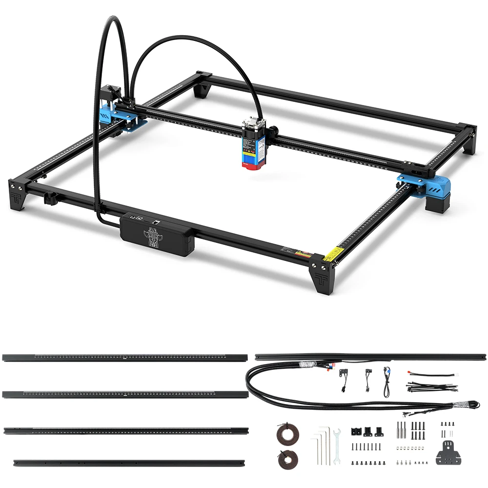 Twotrees 600x600mm cnc gravador a laser 40w/80w TTS-55 pro/TTS-10 pro máquina de gravação a laser de metal madeira máquina de corte de couro