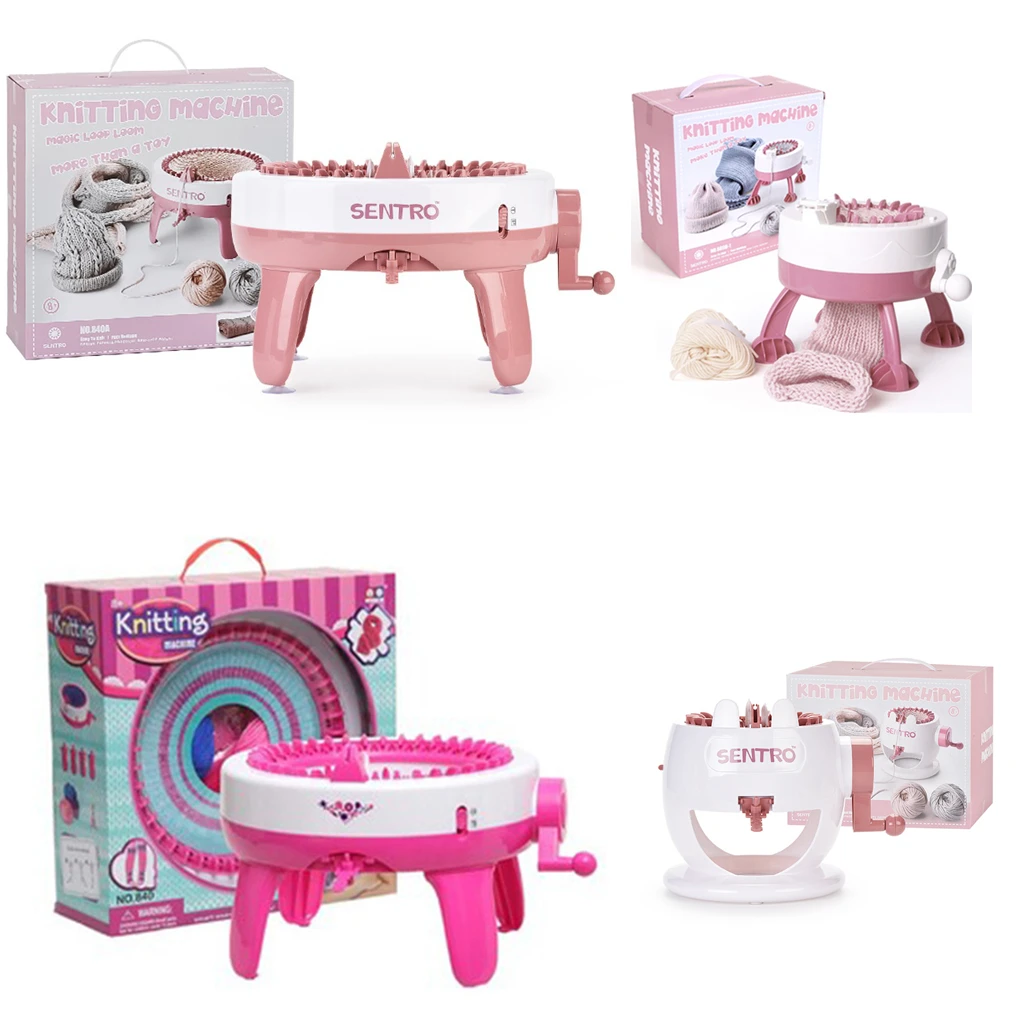 

22/40/48 hand cranked yarn knitting machine for adults and children, hand knitting tools for sweaters and scarves