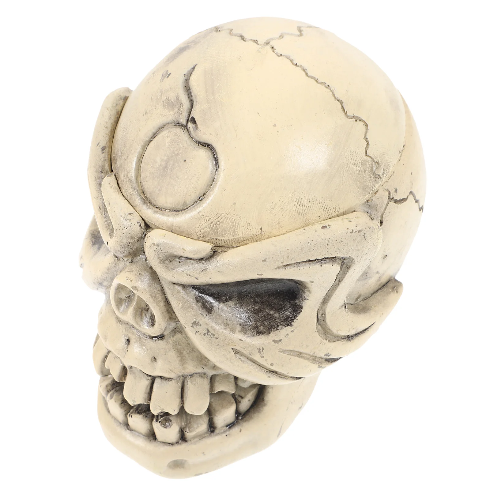 

Skull Shape Ink Cup Holder Color Rack Pigment Cup Stand Durable Creative Tattoo Supplies For Eyebrow