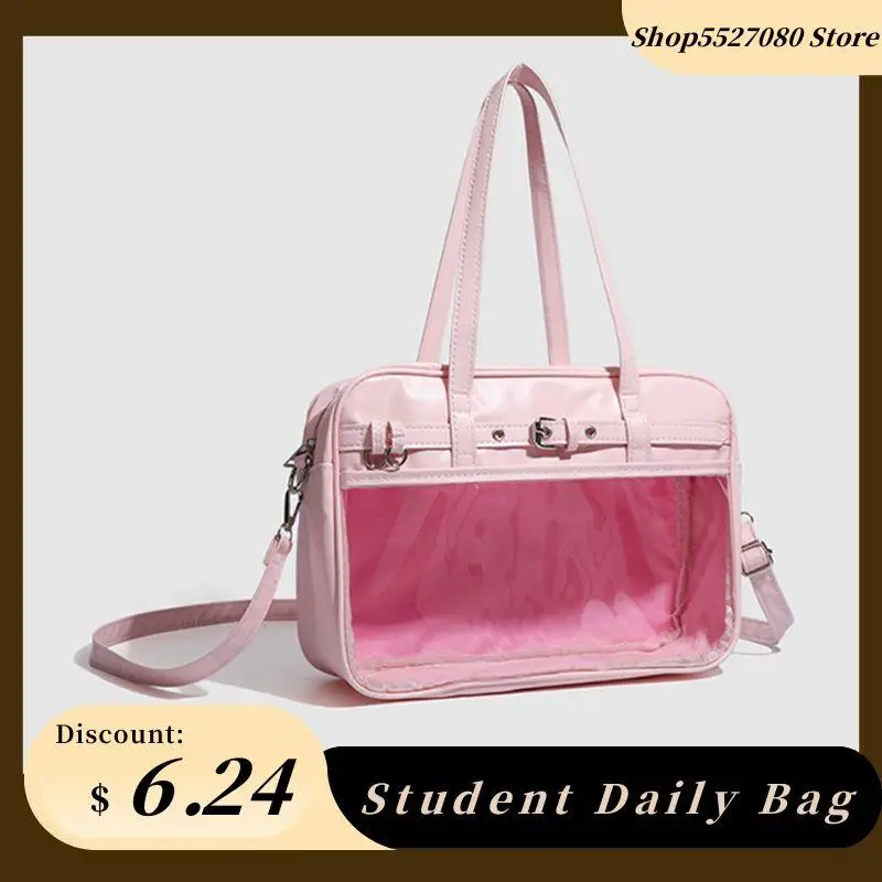 

Idol Chaser Большая сумка Розовая сумка на одно плечо Сумка большой вместимости Студенческая повседневная дорожная сумка Универсальные диагональные сумки