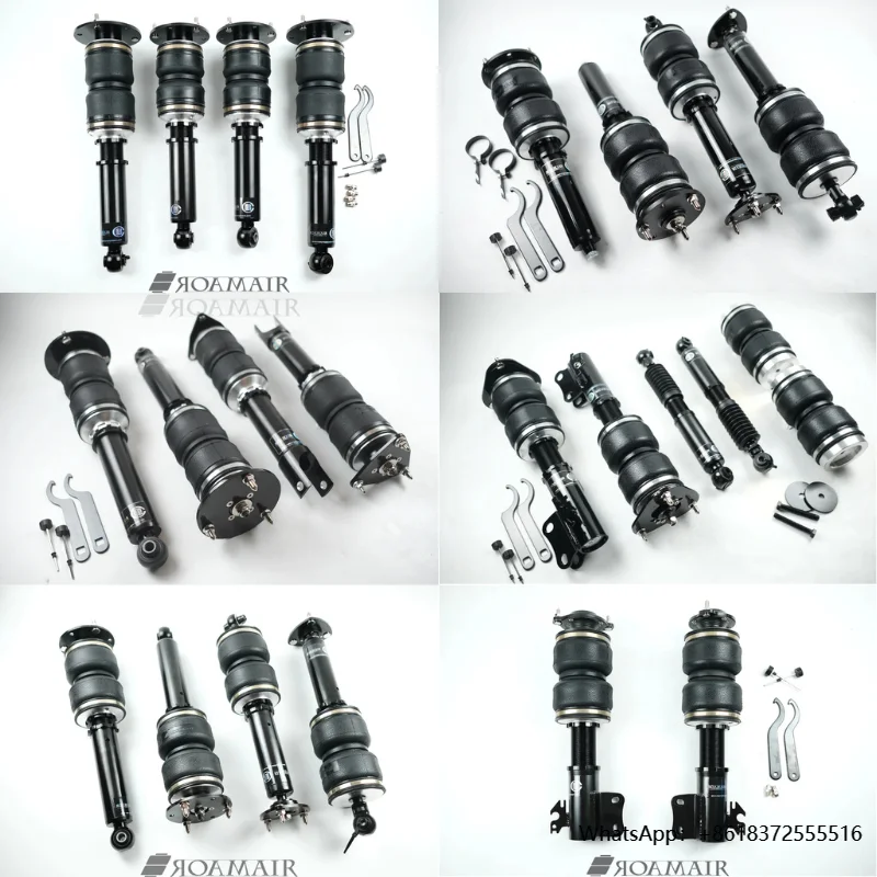 

daDurable Air Shock Absorbers with Adjustable Pressure & Universal Mounting Kits for Toyota