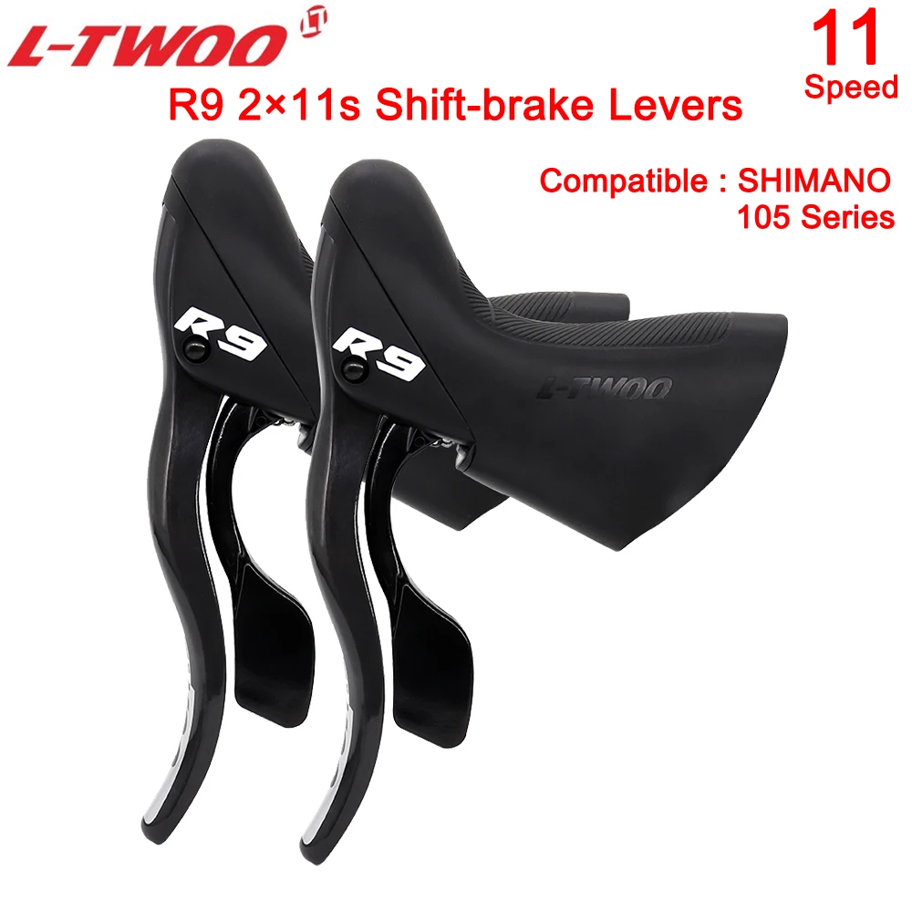 

LTWOO R9 2X11 Speed Shifter Brake Lever for Road Bike Carbon Fiber Ultralight Road Bicycle Derailleurs Kit Compatible SHIMANO